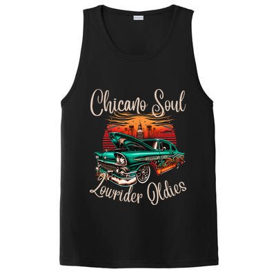 Chicano Soul Lowrider Oldies Car Clothing Low Slow Cholo PosiCharge Competitor Tank