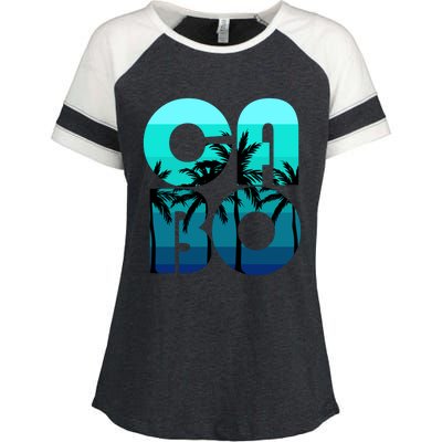 Cabo San Lucas Mexico Family Vacation Honeymoon Gift Enza Ladies Jersey Colorblock Tee