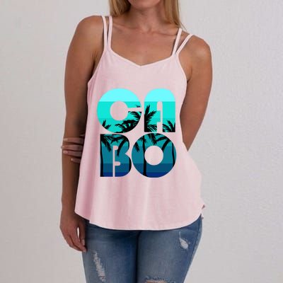 Cabo San Lucas Mexico Family Vacation Honeymoon Gift Women's Strappy Tank