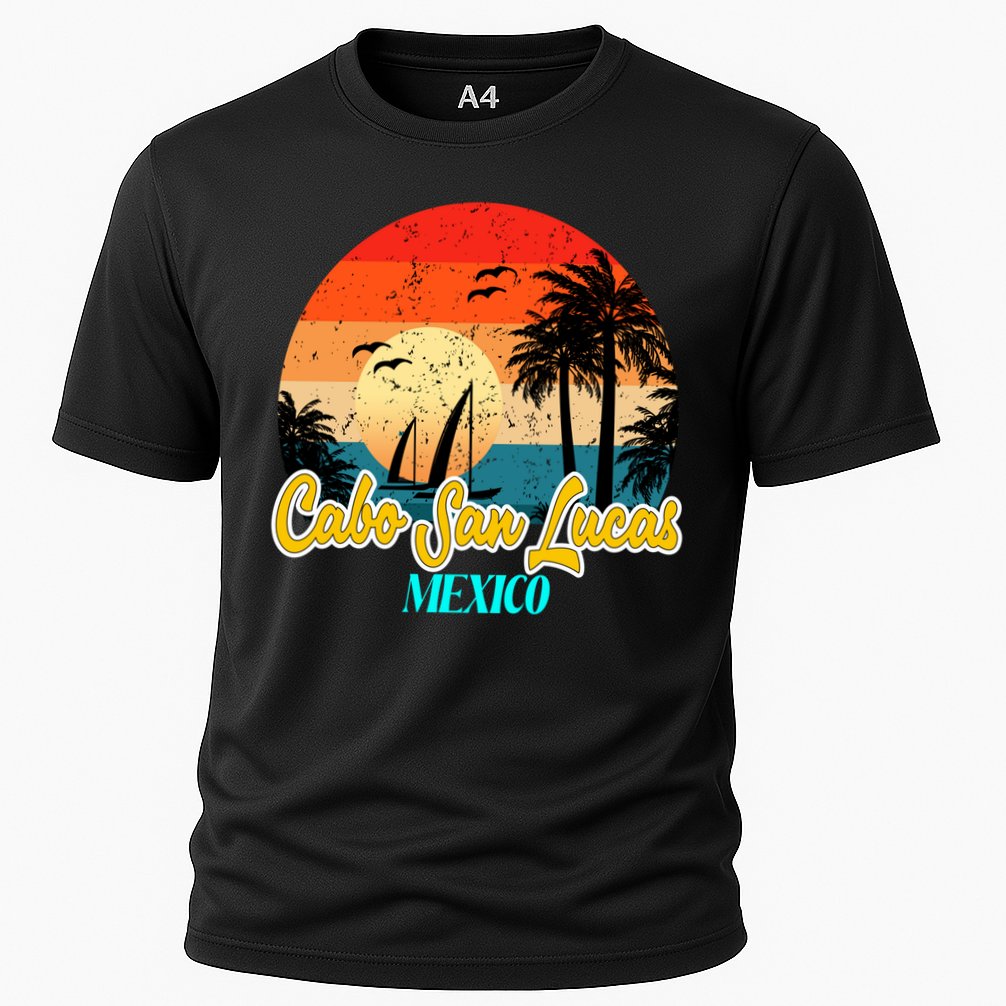 Cabo San Lucas Souvenirs Mexico Vacation Vacay Mode Gift Cooling Performance Crew T-Shirt