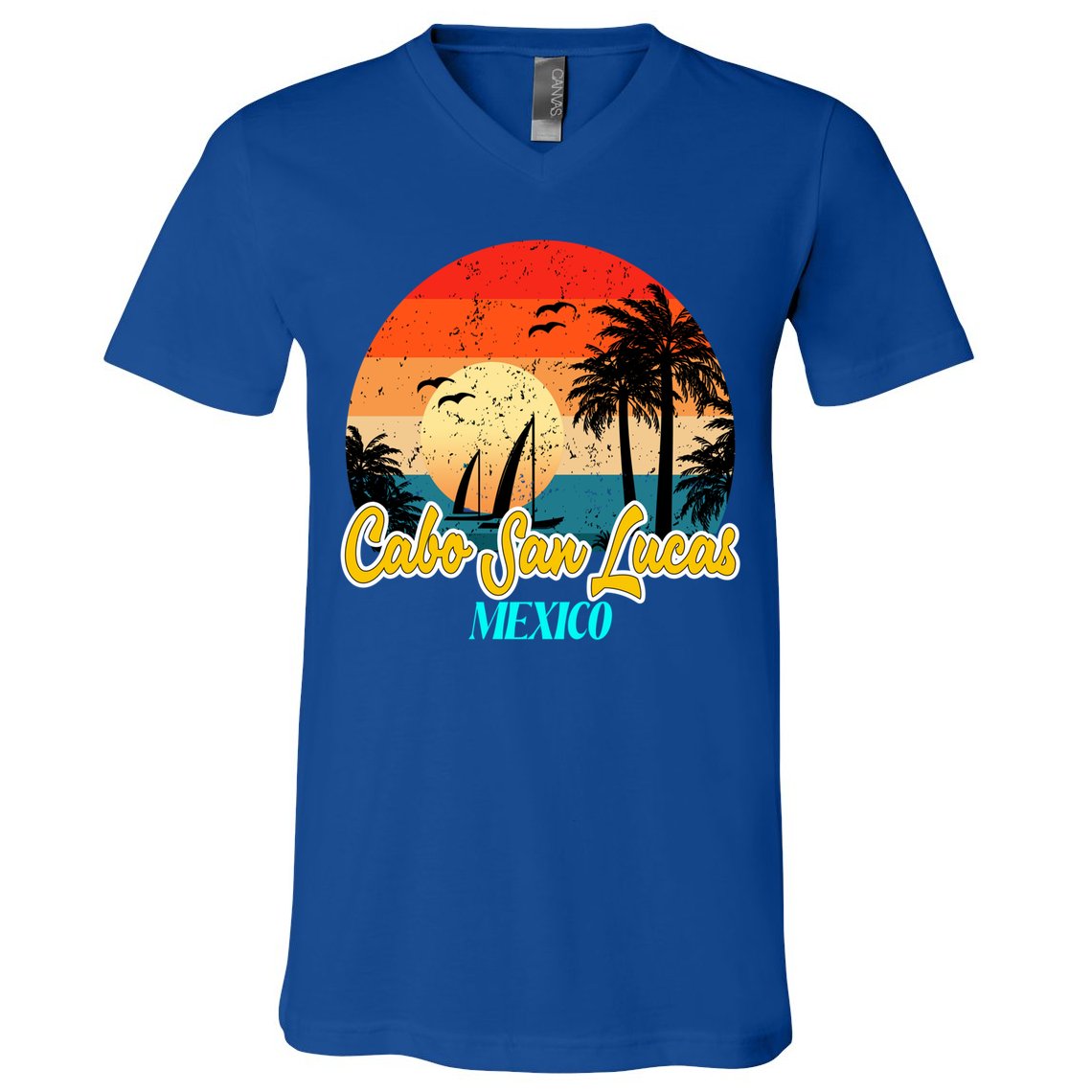 Cabo San Lucas Souvenirs Mexico Vacation Vacay Mode Gift V-Neck T-Shirt