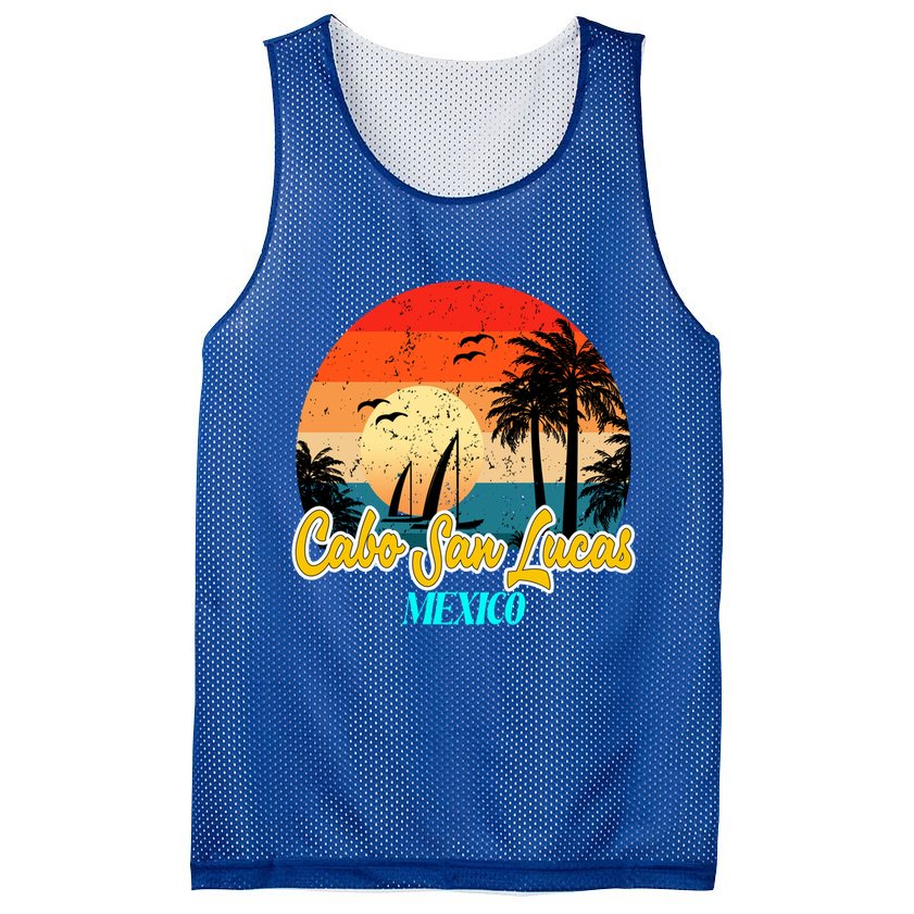 Cabo San Lucas Souvenirs Mexico Vacation Vacay Mode Gift Mesh Reversible Basketball Jersey Tank
