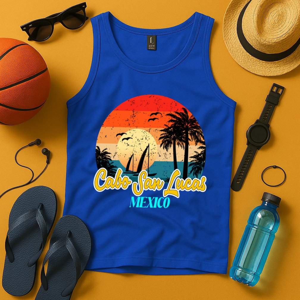Cabo San Lucas Souvenirs Mexico Vacation Vacay Mode Gift Tank Top