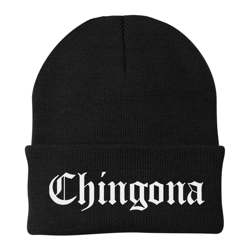 Chingona Spanish Latina Mexican Hispanic Woman Chicana Beanie