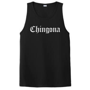 Chingona Spanish Latina Mexican Hispanic Woman Chicana PosiCharge Competitor Tank