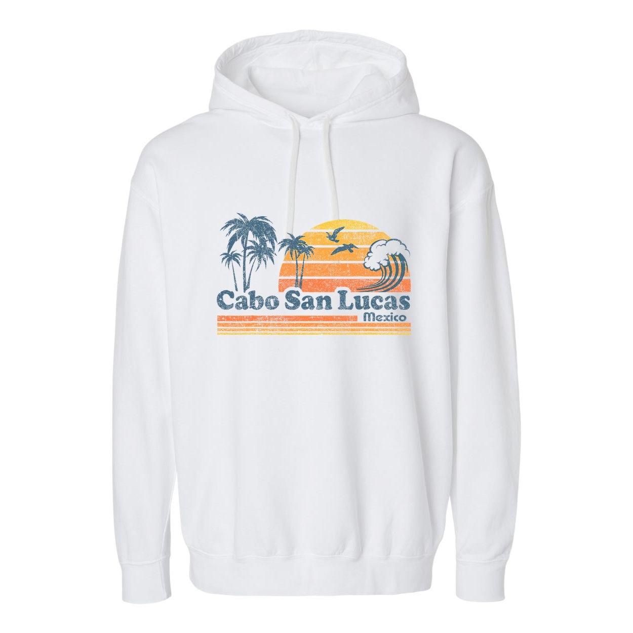 Cabo San Lucas Mexico Beach Summer Vacation Garment-Dyed Fleece Hoodie