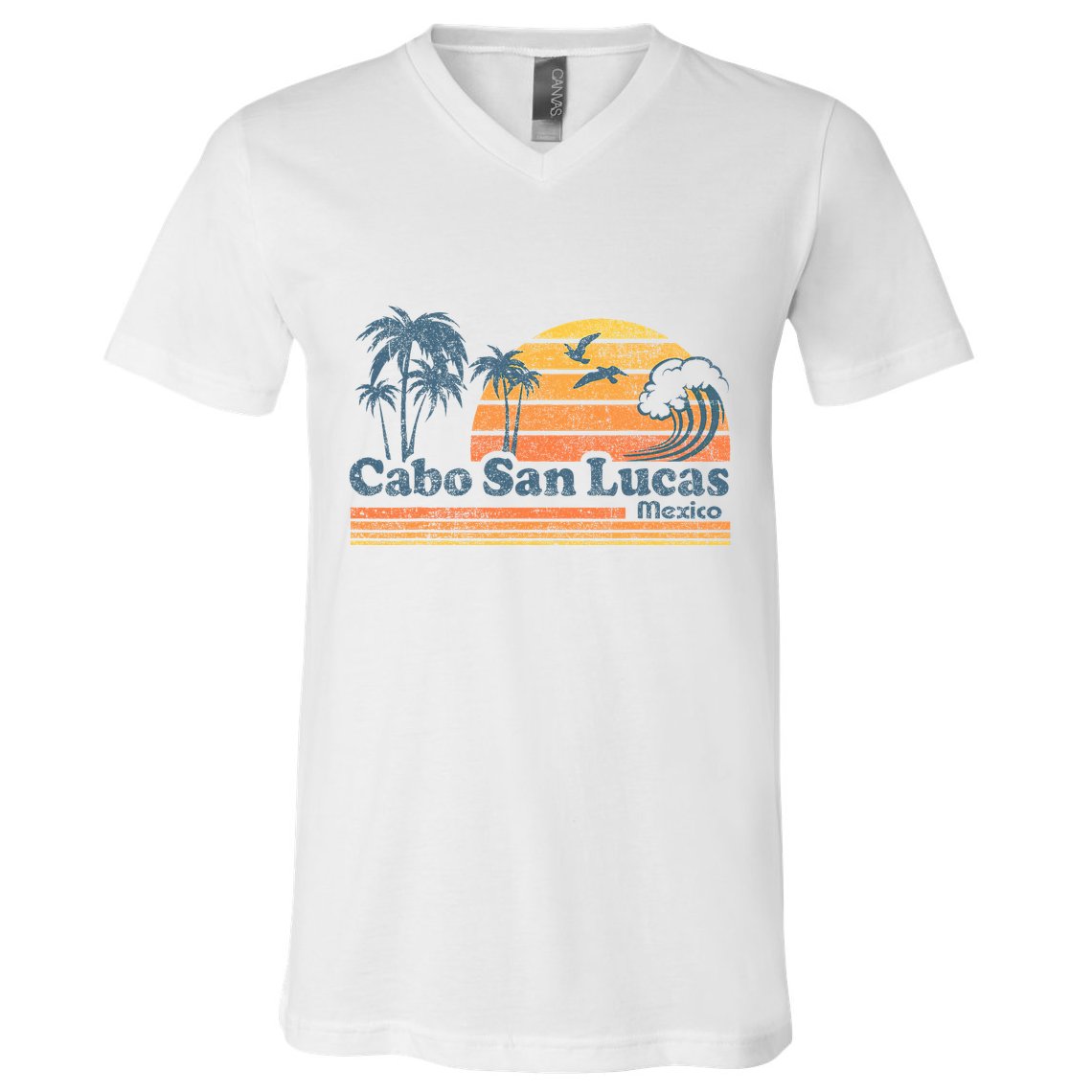 Cabo San Lucas Mexico Beach Summer Vacation V-Neck T-Shirt
