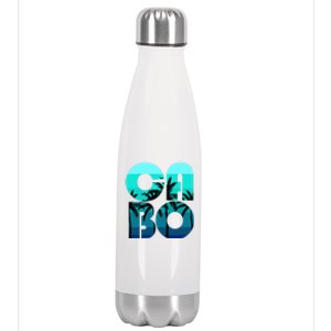 Cabo San Lucas Mexico Family Vacation Honeymoon Gift Great Gift Stainless Steel Insulated Water Bottle