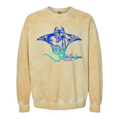 Cabo San Lucas Sea Stingray Mexico Matching Family Colorblast Crewneck Sweatshirt