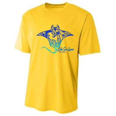 Cabo San Lucas Sea Stingray Mexico Matching Family Performance Sprint T-Shirt