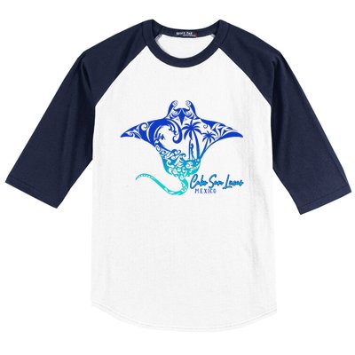 Cabo San Lucas Sea Stingray Mexico Matching Family Baseball Sleeve Shirt