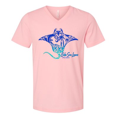 Cabo San Lucas Sea Stingray Mexico Matching Family V-Neck T-Shirt