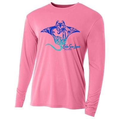 Cabo San Lucas Sea Stingray Mexico Matching Family Cooling Performance Long Sleeve Crew