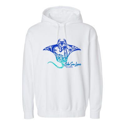 Cabo San Lucas Sea Stingray Mexico Matching Family Garment-Dyed Fleece Hoodie