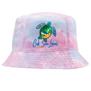 Cabo San Lucas Sea Turtle Mexico Vacation Family Trip Tie-Dyed Bucket Hat