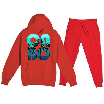 Cabo San Lucas Mexico Family Vacation Honeymoon Gift Premium Hooded Sweatsuit Set