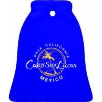 Cabo San Lucas Retro Ceramic Bell Ornament