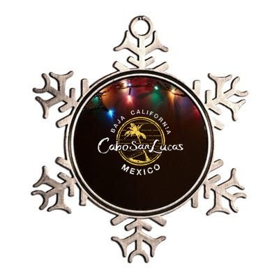 Cabo San Lucas Retro Metallic Star Ornament