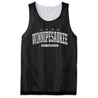 College Style Lake Winnipesaukee New Hampshire Souvenir Gift Mesh Reversible Basketball Jersey Tank