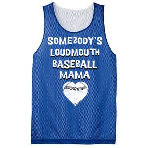 Cute SomebodyS Loud Mouth Mama Baseball Lover MotherS Day Gift Mesh Reversible Basketball Jersey Tank