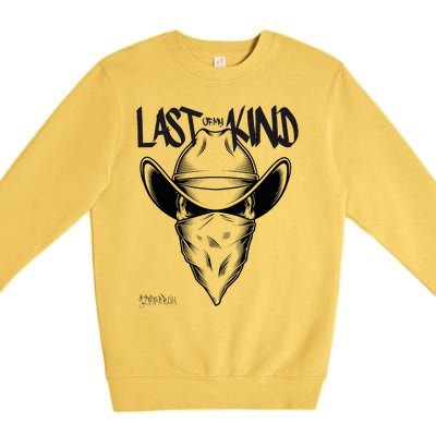 Cowboy Skull Last Of My Kind Premium Crewneck Sweatshirt