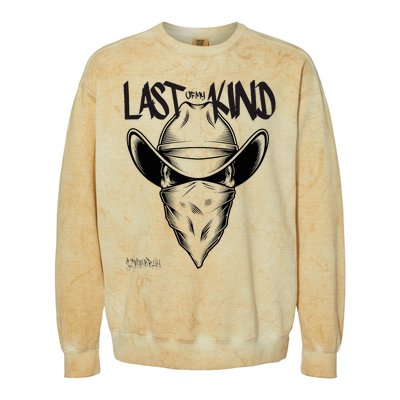 Cowboy Skull Last Of My Kind Colorblast Crewneck Sweatshirt