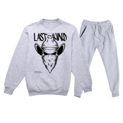 Cowboy Skull Last Of My Kind Premium Crewneck Sweatsuit Set