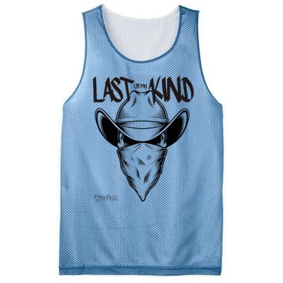 Cowboy Skull Last Of My Kind Mesh Reversible Basketball Jersey Tank