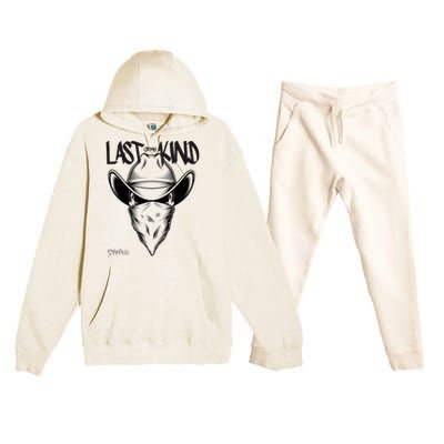 Cowboy Skull Last Of My Kind Premium Hooded Sweatsuit Set