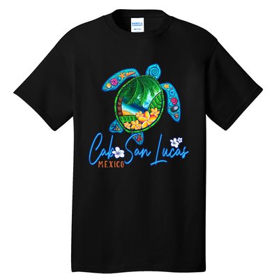 Cabo San Lucas Sea Turtle Mexico Vacation Family Trip Tall T-Shirt