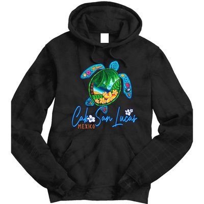 Cabo San Lucas Sea Turtle Mexico Vacation Family Trip Tie Dye Hoodie