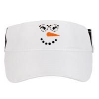 Cute Snowman Leopard Face Lady Adult Drive Performance Visor