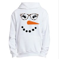 Cute Snowman Leopard Face Lady Urban Pullover Hoodie