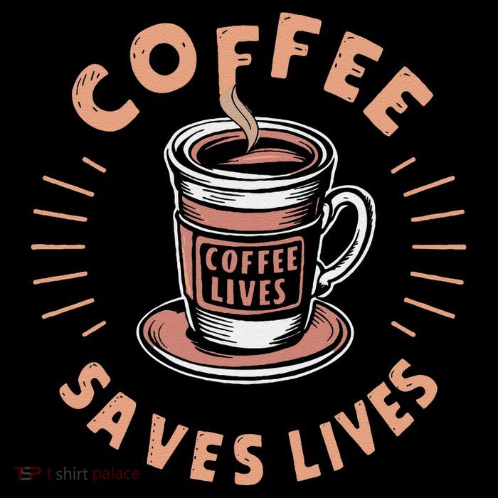 Coffee Save Lives Quote Funny Caffeine Addict Coffee Lover Impact Tech Backpack