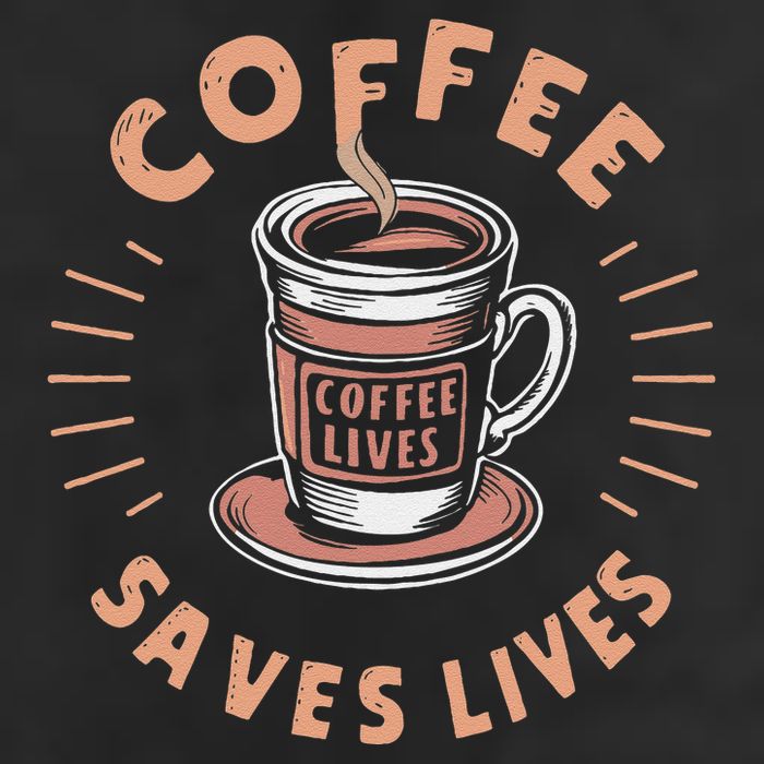 Coffee Save Lives Quote Funny Caffeine Addict Coffee Lover 11oz C Handle Ceramic Mug