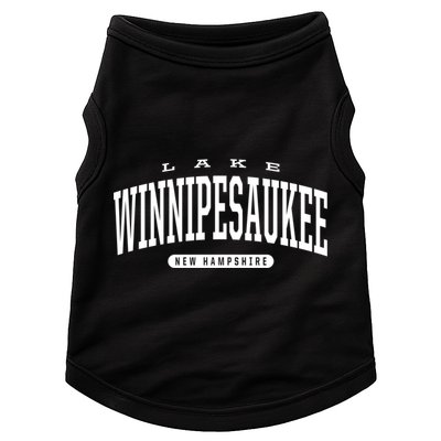 College Style Lake Winnipesaukee New Hampshire Souvenir Gift Great Gift Doggie Tank