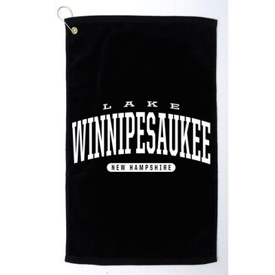 College Style Lake Winnipesaukee New Hampshire Souvenir Gift Great Gift Golf Towel