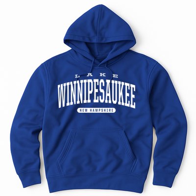 College Style Lake Winnipesaukee New Hampshire Souvenir Gift Great Gift Hoodie
