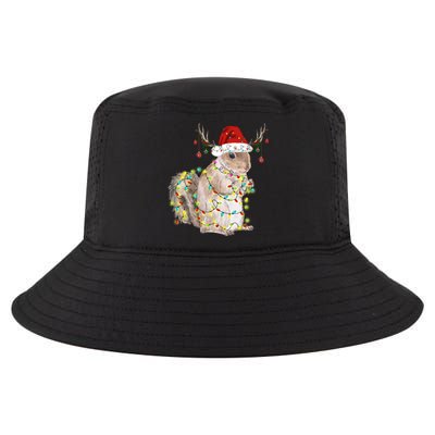 Christmas Squirrel Lights Cool Comfort Performance Bucket Hat