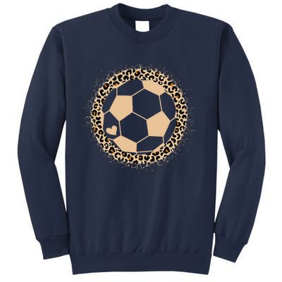 Cute Soccer Leopard Print Soccer Lover Sweatshirt