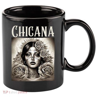 Chicana Style Lowrider Clothes Mexican American Latina 11oz C Handle Ceramic Mug