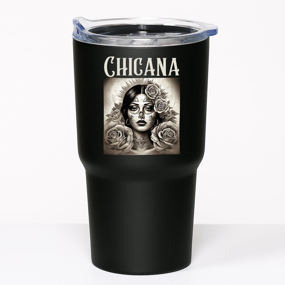 Chicana Style Lowrider Clothes Mexican American Latina Tumbler