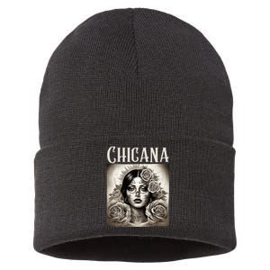 Chicana Style Lowrider Clothes Mexican American Latina Sustainable Knit Beanie