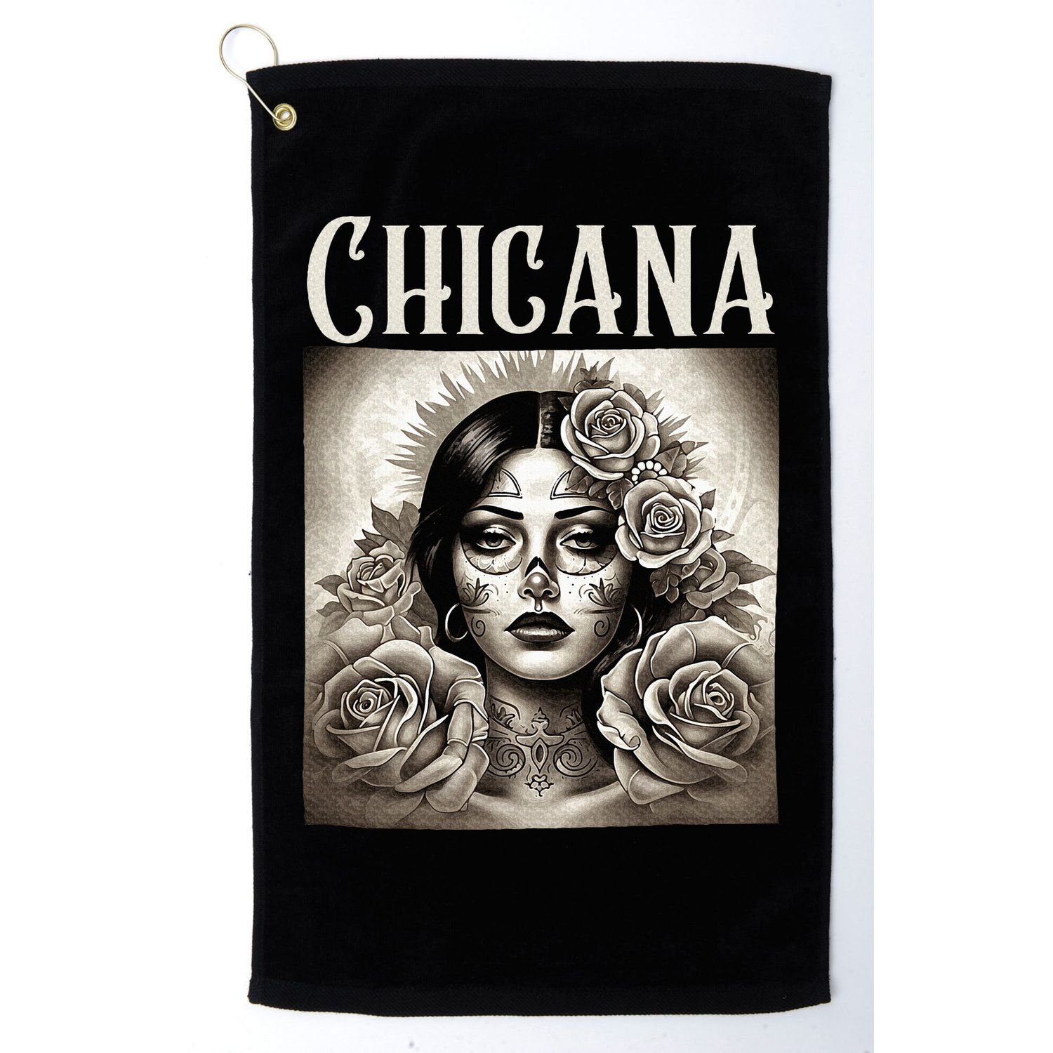 Chicana Style Lowrider Clothes Mexican American Latina Golf Towel