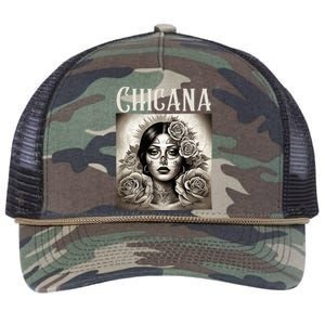 Chicana Style Lowrider Clothes Mexican American Latina Retro Rope Trucker Hat Cap