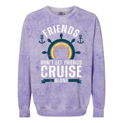 Cruise Ship Lovers Cool Cruise Design For Cruising Colorblast Crewneck Sweatshirt