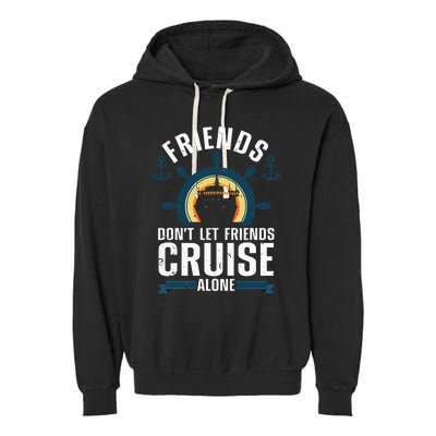 Cruise Ship Lovers Cool Cruise Design For Cruising Garment-Dyed Fleece Hoodie