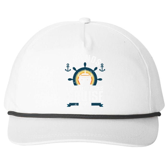 Cruise Ship Lovers Cool Cruise Design For Cruising Snapback Five-Panel Rope Hat