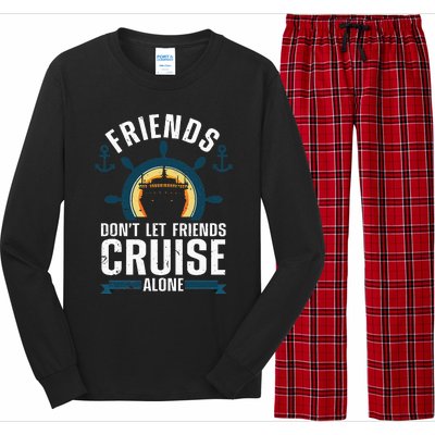 Cruise Ship Lovers Cool Cruise Design For Cruising Long Sleeve Pajama Set