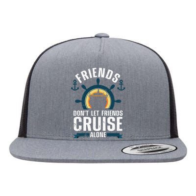 Cruise Ship Lovers Cool Cruise Design For Cruising Flat Bill Trucker Hat